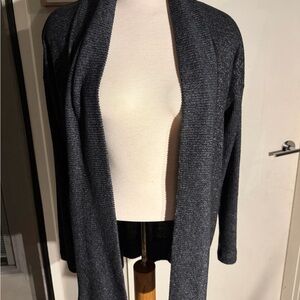 Ricki's Charcoal Open Front Cardigan